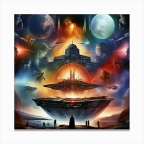 Star Wars The Force Awakens 15 Canvas Print