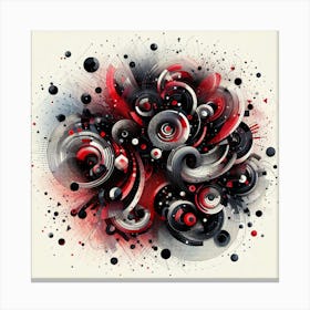 Abstract Swirls Canvas Print