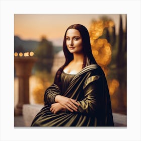 Mona Lisa de Magnifico II Canvas Print