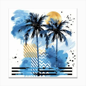 Palm Trees 10 Canvas Print