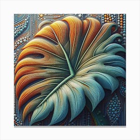 Monstera leaf Canvas Print