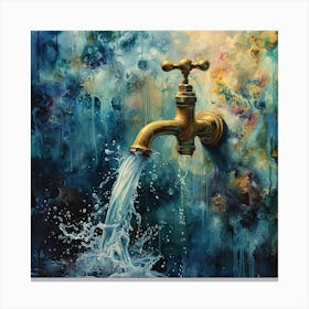 Tap Water Canvas Print