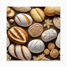 Breads And Pastries 2 Canvas Print