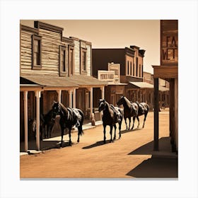 Old West Town 15 Canvas Print