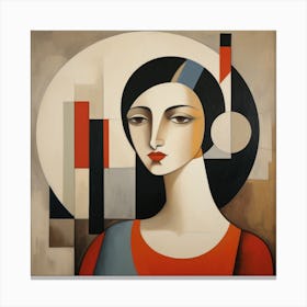 Bauhaus Turkish Woman 02 Canvas Print