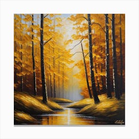 Autumn In The Forest 9 Canvas Print