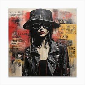 'The Girl In The Hat' Canvas Print