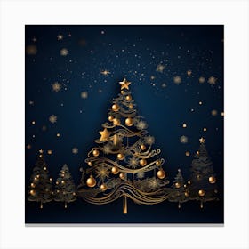 Christmas Tree Stock Videos & Royalty-Free Footage Canvas Print