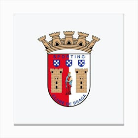 S.C. Braga Logo Wall Art 26 Canvas Print