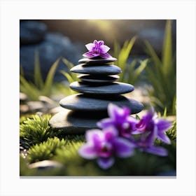 Zen Garden 1 Canvas Print