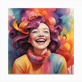 Laughing mood Canvas Print