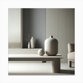 Modern Living Room Canvas Print