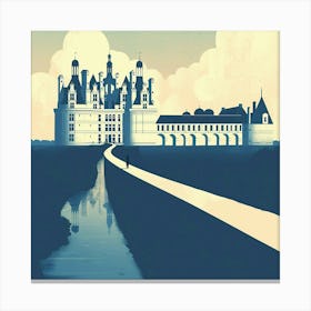 Castle In France Canvas Print