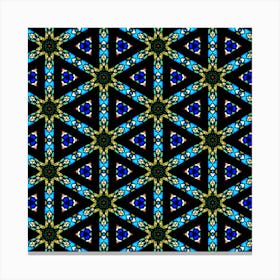 Stained Glass Pattern Church Window 2 Canvas Print