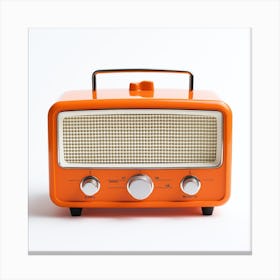 Orange Radio 1 Canvas Print