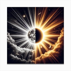 Sun & Moon Canvas Print