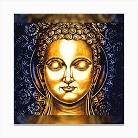 Buddha Face Nirvana Canvas Print