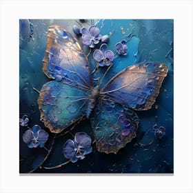 Blue Butterfly 1 Canvas Print