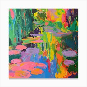 Colourful Gardens Monets Garden Usa 2 Canvas Print