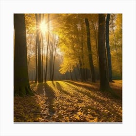 Autumn Forest 1 Canvas Print