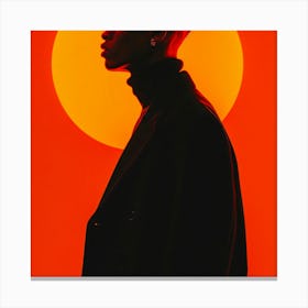 Portrait Of A Black Man 1 Canvas Print