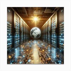 Server Room 6 Canvas Print