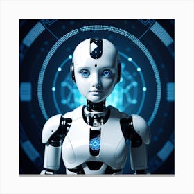 Futuristic Robot 48 Canvas Print