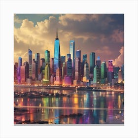 New York City Skyline 107 Canvas Print