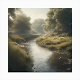 'River' 4 Canvas Print