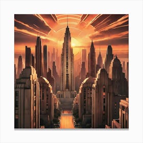 Cityscape 10 Canvas Print