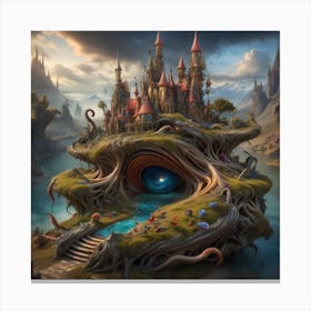 Castle In The Sky Canvas Print