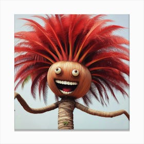 Red Haired Tree Canvas Print