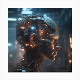 Cyborg 101 Canvas Print