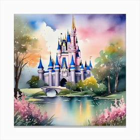 Cinderella Castle 60 Canvas Print