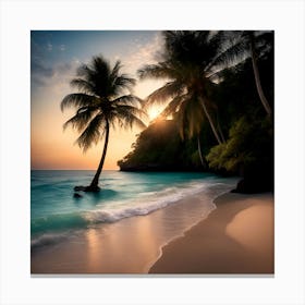 Tropical Sunset1 Canvas Print