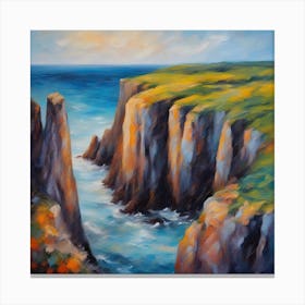 Cliffs Of Ireland Canvas Print