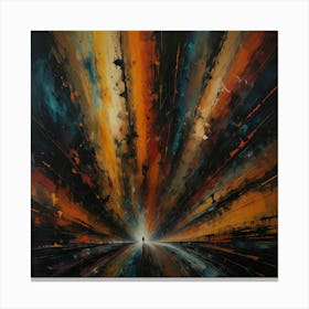 Portal in space Canvas Print