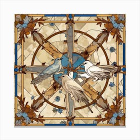 Stained Glass Canvas Print