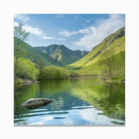 Scotland Lake Canvas Print