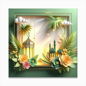 Ramadan Frame Canvas Print