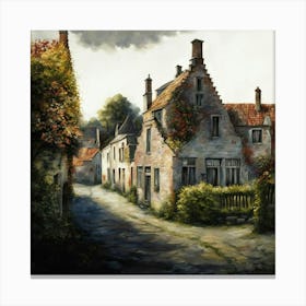 Street In Belgium Canvas Print