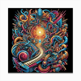 Psychedelic Art 6 Canvas Print