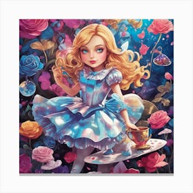 Alice In Wonderland 1 Canvas Print