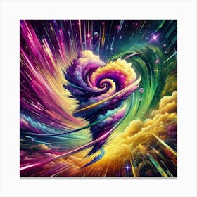 Heart Of Space Canvas Print