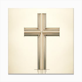 Cross By Person Canvas Print
