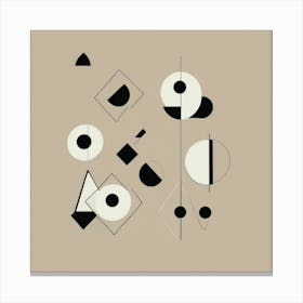 Abstract Geometric Shapes Wall Art 3 Canvas Print