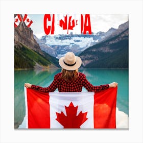 Canadian Flag Canvas Print