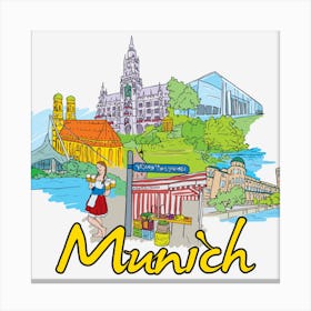 Munich Canvas Print