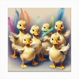 Ducklings 36 Canvas Print