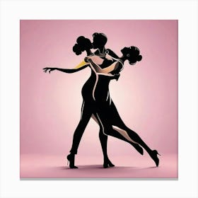 Pulp Fiction Dance Art Prints (23) Canvas Print